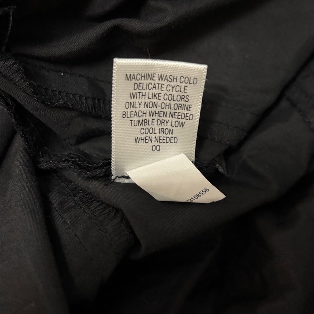 Simply Vera Vera Wang Black Utility Snap Front Jacket with 3/4 Sleeves size L - Picture 12 of 12